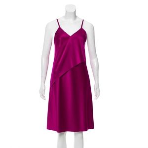 3.1 Phillip Lim Satin Sleeveless Pink Dress